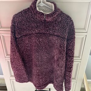 Peach Love California purple Sherpa